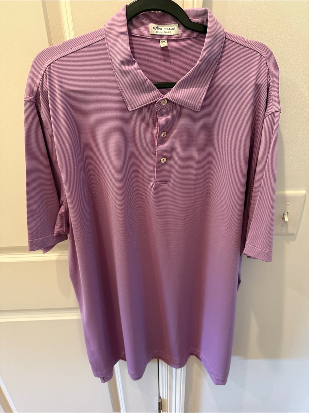 Peter Millar Lavender Performance Polo Shirt